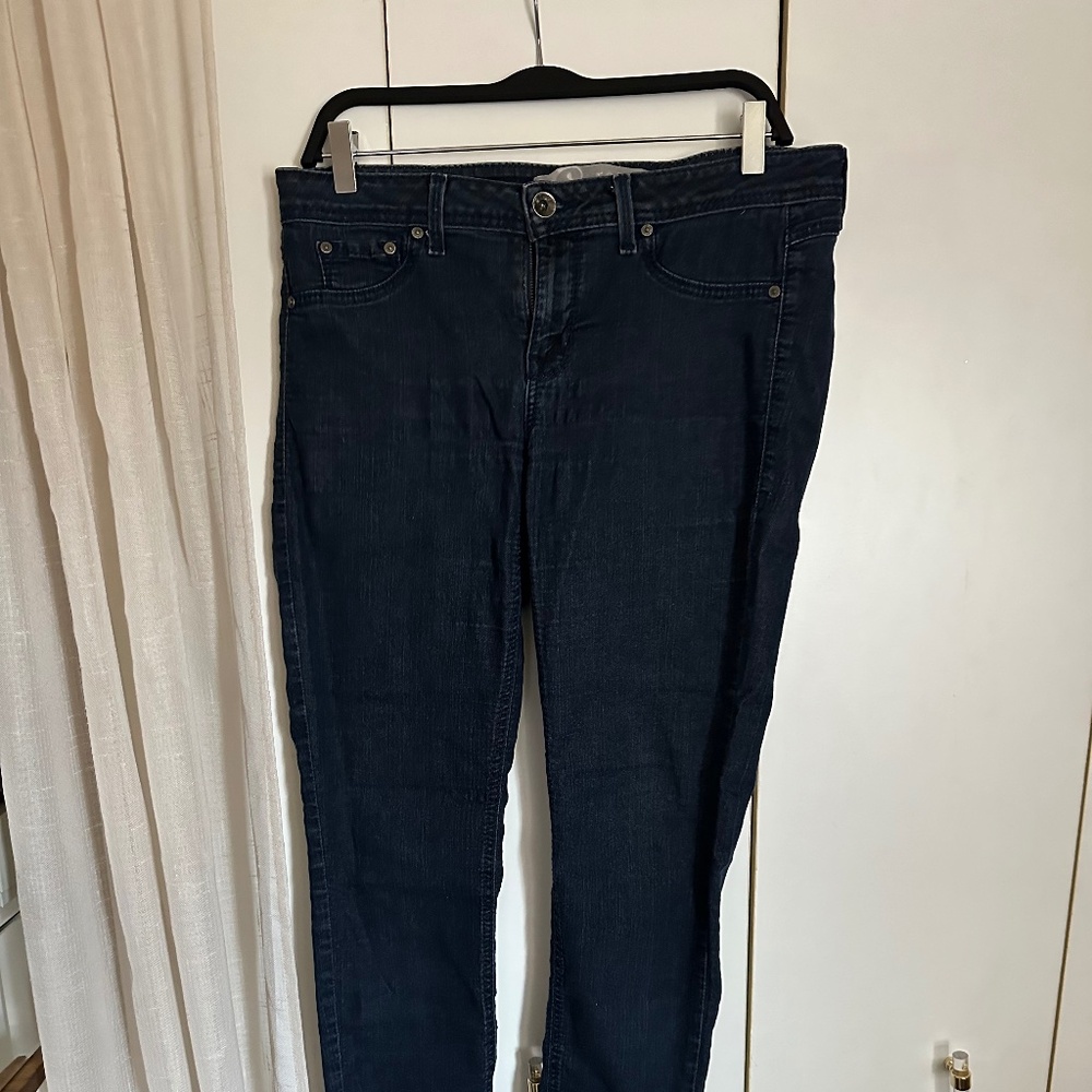 Dark denim jean